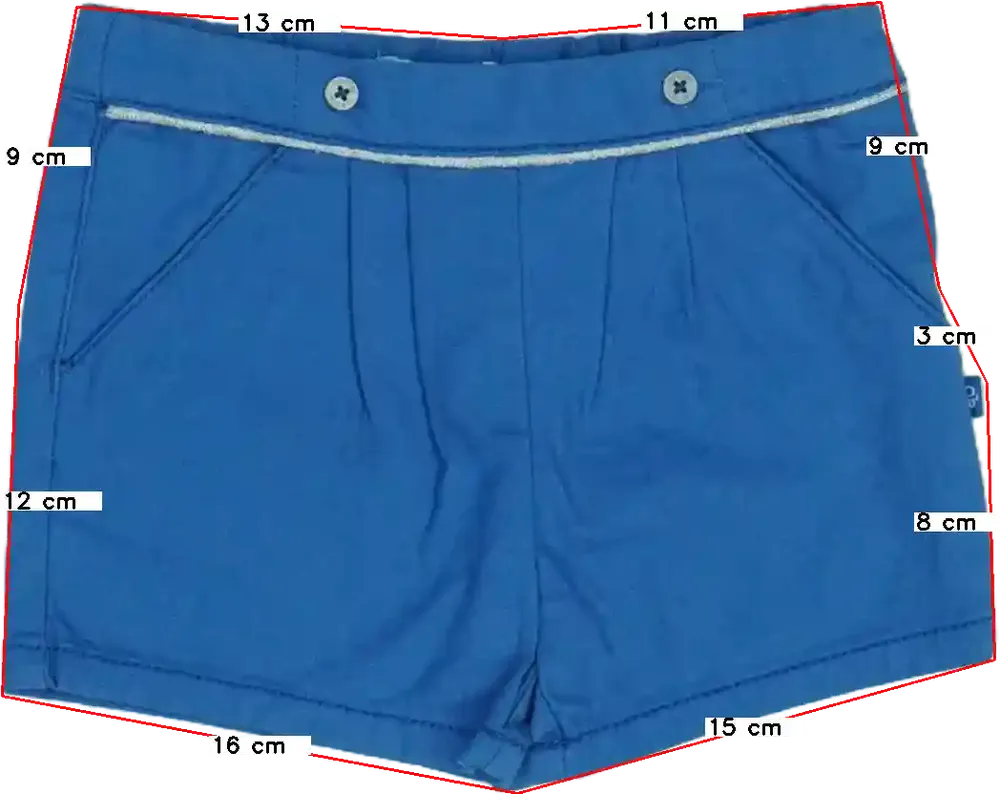 Kék Obaibi Rövidnadrág EU 80 / UK 9-12 hónap / US 12 hónap