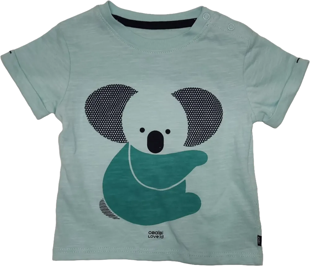 Kék Obaibi Póló EU 62 / UK 0-3 hónap / US 0-3 hónap