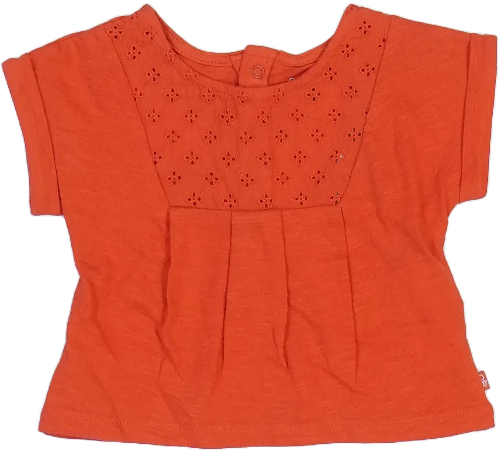 Piros Obaibi Póló EU 62 / UK 0-3 hónap / US 0-3 hónap