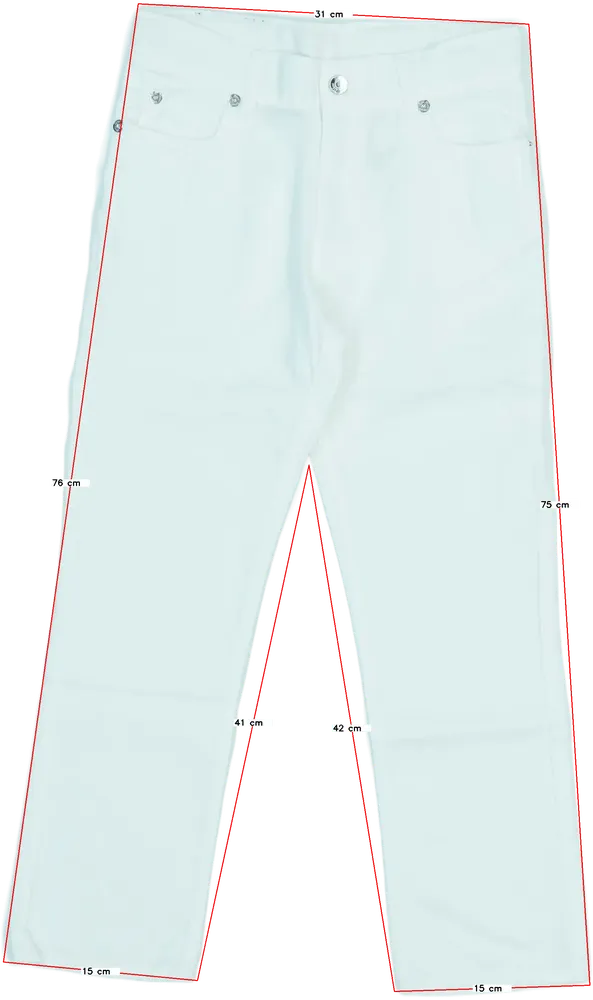 Fehér Dior Hosszúnadrág EU 128 / UK 8 év / US 8 év/M