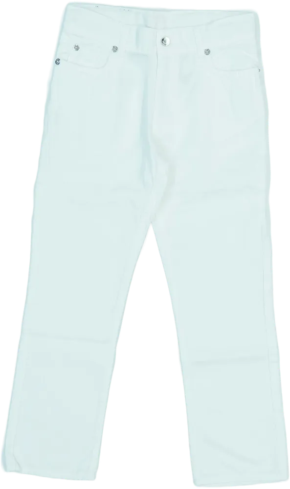 Fehér Dior Hosszúnadrág EU 128 / UK 8 év / US 8 év/M