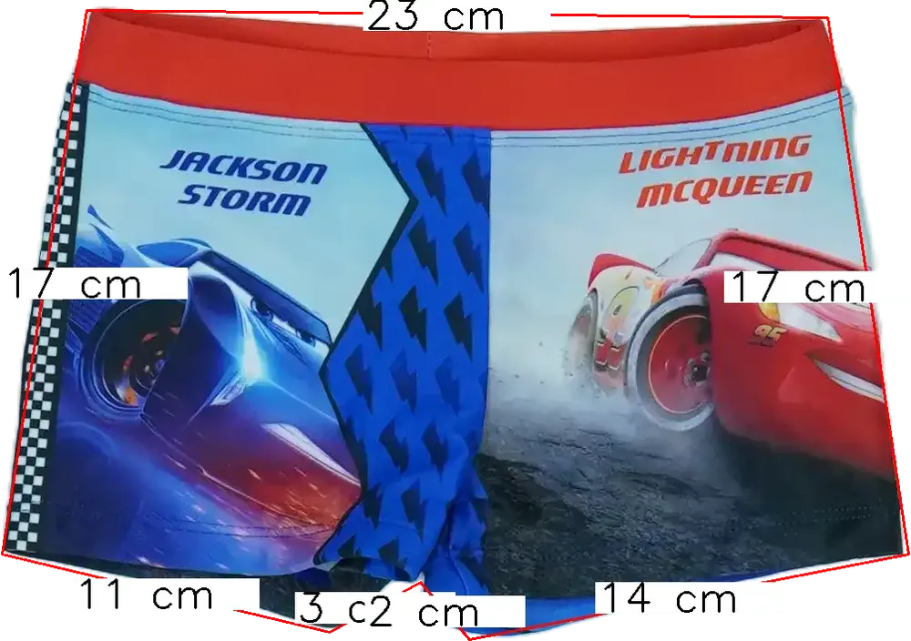 Piros Disney Fürdőnadrág EU 104 / UK 4 év / US 4T/XS