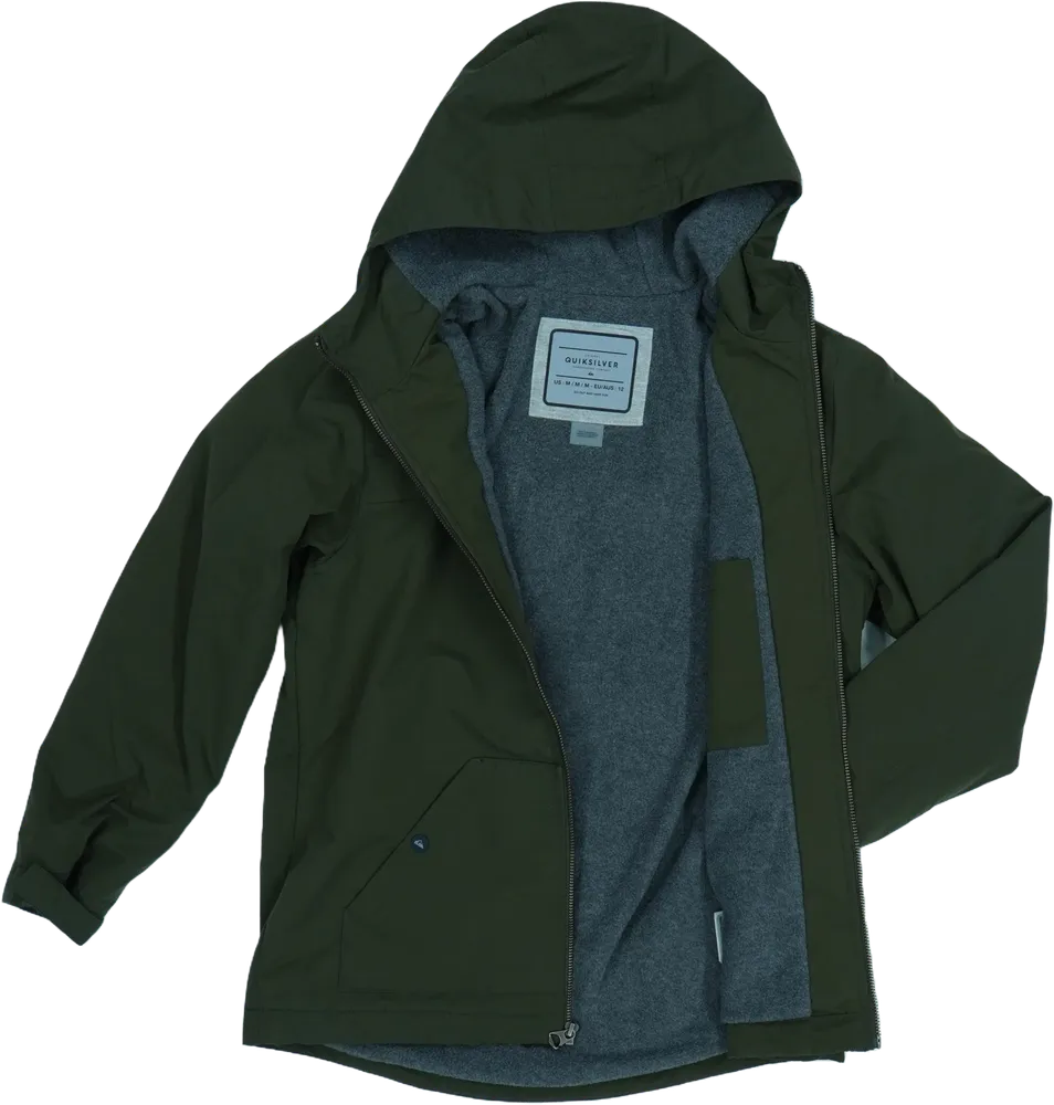 Zöld Quiksilver Átmeneti kabát EU 164 / UK 14 év / US 14 év/XL