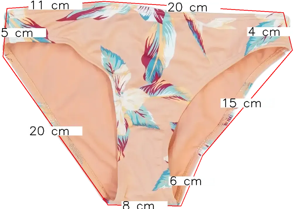 Rózsaszín Roxy Bikini alsó EU 146 / UK 11 év / US 12 év/L