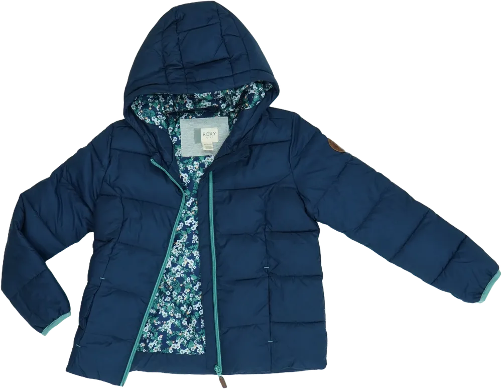 Kék Roxy Télikabát EU 128 / UK 8 év / US 8 év/M