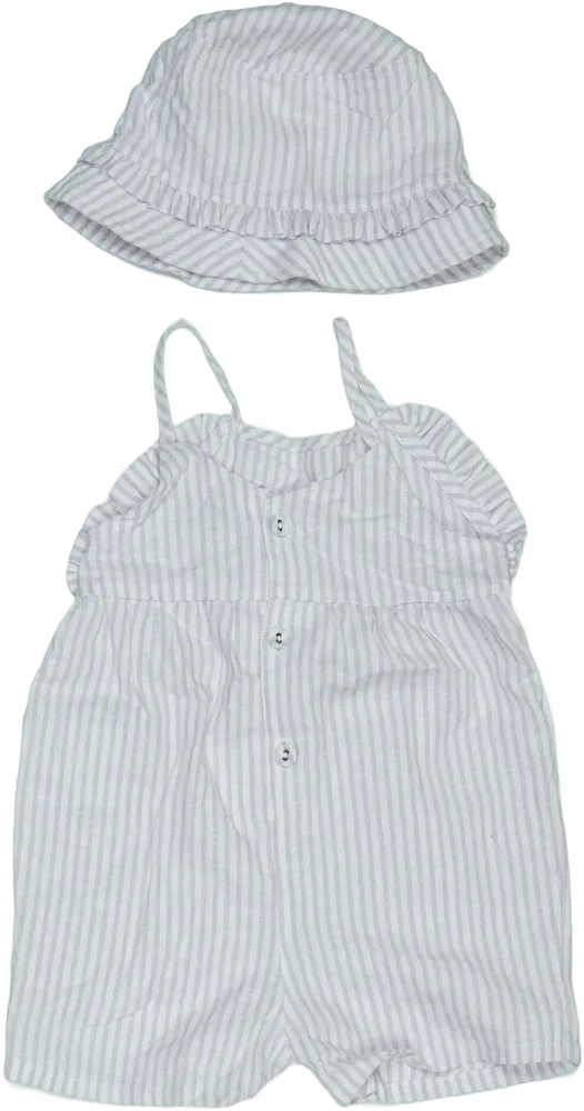 White Kiabi 2-piece set - Top EU 86 / UK 12-18 months / US 18 months