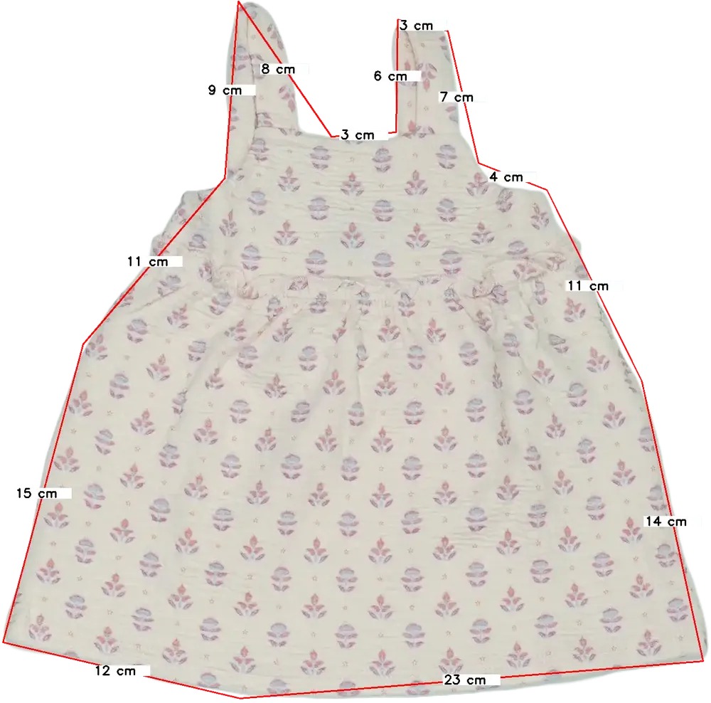 Rózsaszín Kiabi Ruha EU 62 / UK 0-3 hónap / US 0-3 hónap