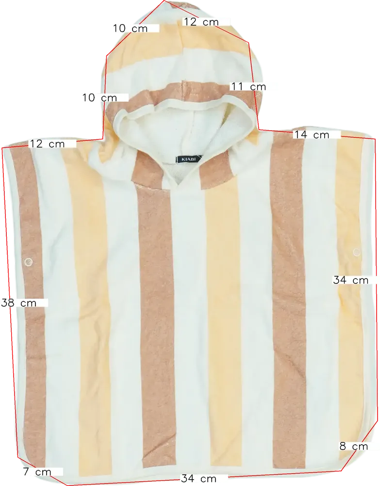 Többszínű Kiabi Törülköző EU 86 / UK 12-18 hónap / US 18 hónap