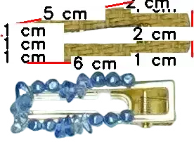 Többszínű Kiabi Hajcsat Egyméret