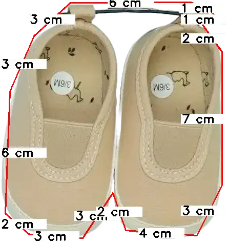 Barna Kiabi Kocsicipő EU 68 / UK 3-6 hónap / US 3-6 hónap