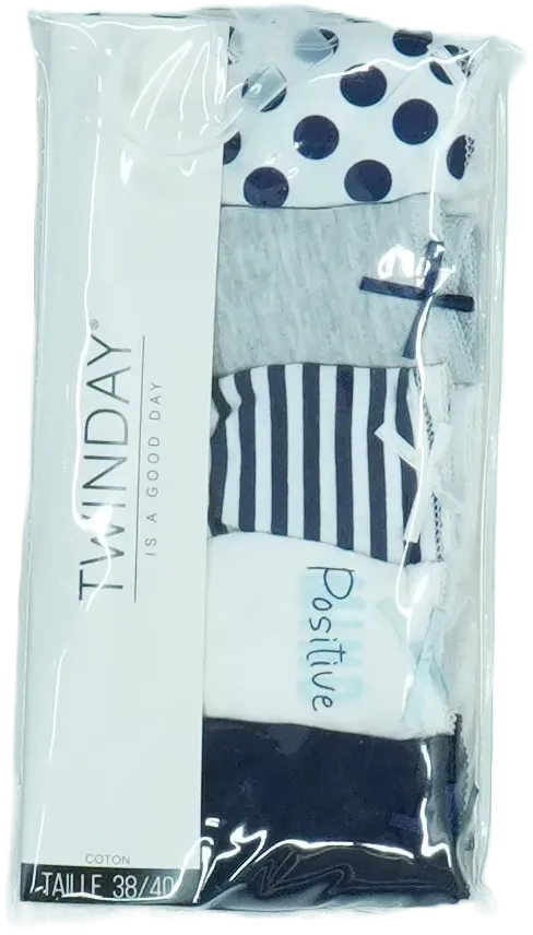 Többszínű Twinday Csomag - Lányka / Női bugyik M