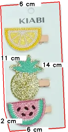 Többszínű Kiabi Hajcsat Egyméret