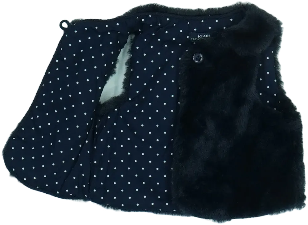 Fekete Kiabi Mellény EU 56 / UK Újszülött / US Újszülött