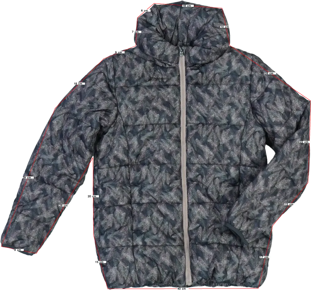 Többszínű BlueZoo Télikabát EU 158 / UK 13 év / US 14 év/XL