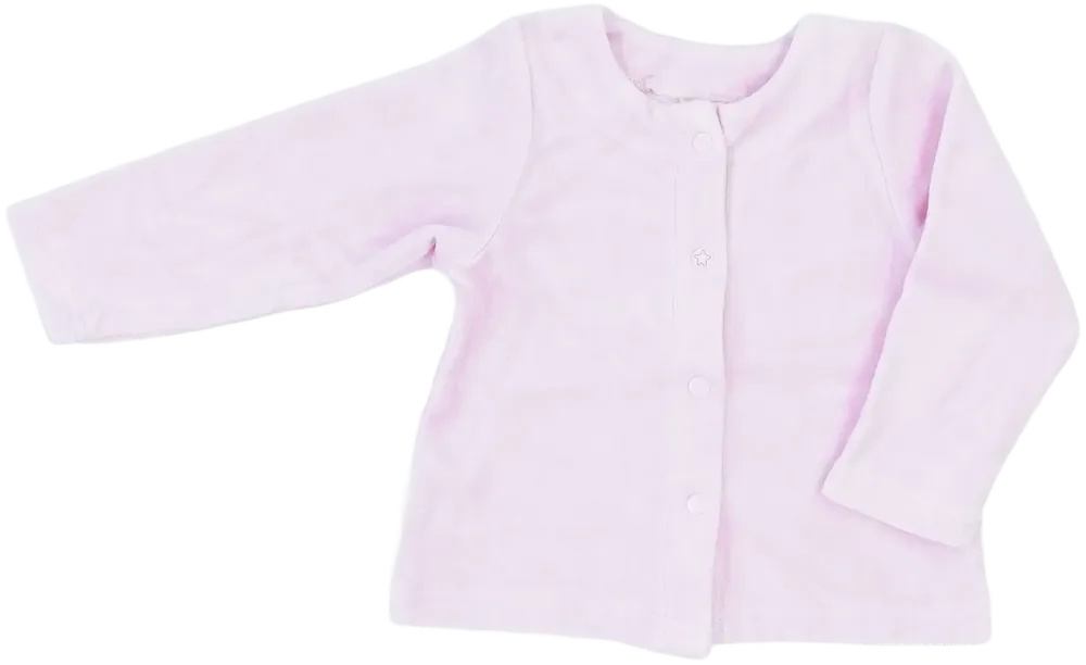 Rózsaszín Grain de blé Kardigán EU 68 / UK 3-6 hónap / US 3-6 hónap