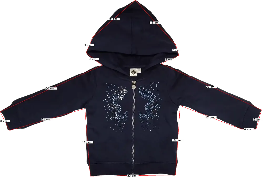 Kék Egyéb Kapucnis pulóver EU 86 / UK 12-18 hónap / US 18 hónap