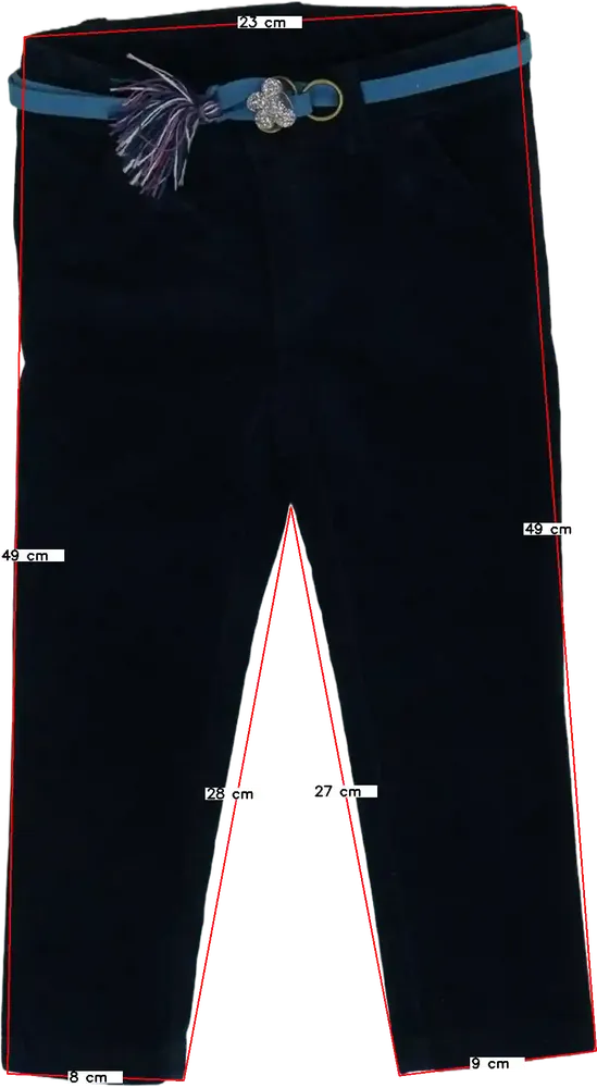 Kék Grain de blé Hosszúnadrág EU 86 / UK 12-18 hónap / US 18 hónap
