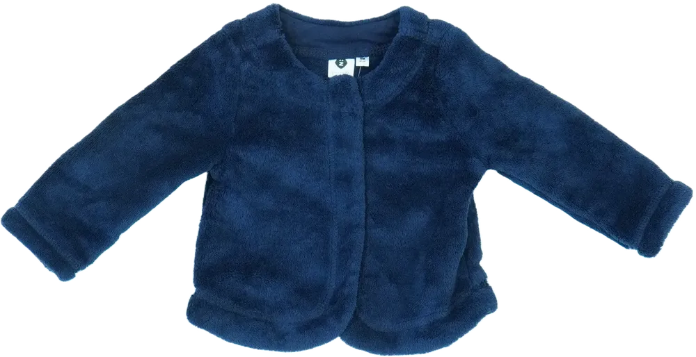 Kék Grain de blé Kardigán EU 68 / UK 3-6 hónap / US 3-6 hónap