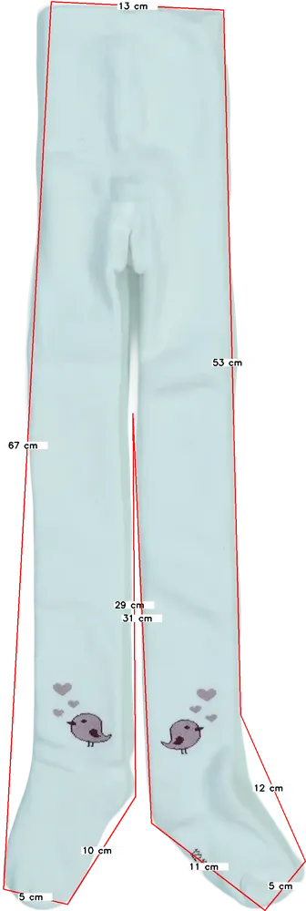 Fehér Lupilu Harisnya EU 128 / UK 8 év / US 8 év/M