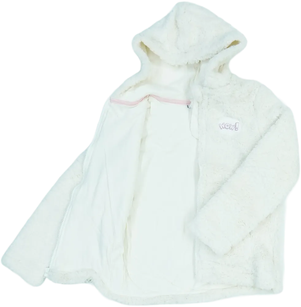 Fehér PocoPiano Kapucnis pulóver EU 134 / UK 9 év / US 9 év/L