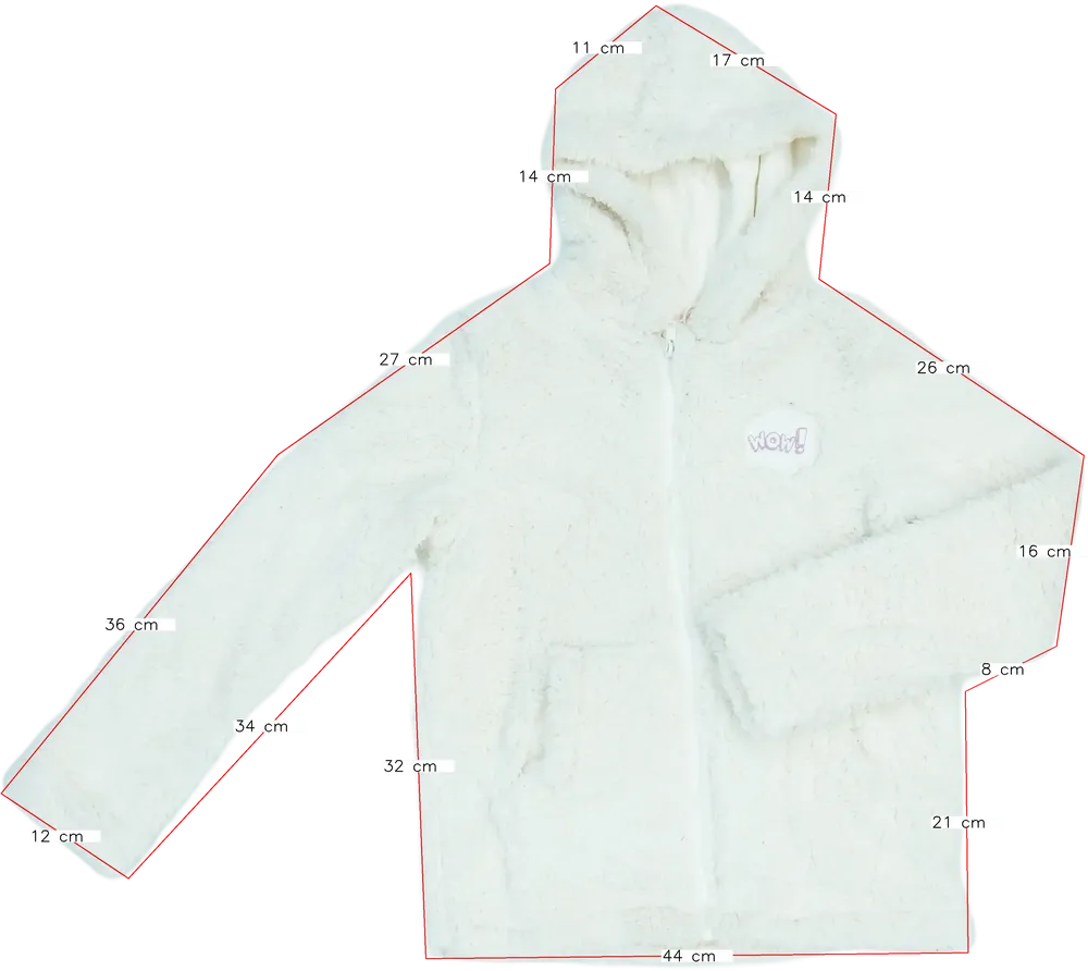 Fehér PocoPiano Kapucnis pulóver EU 146 / UK 11 év / US 12 év/L