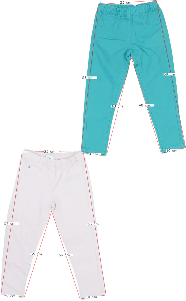 Többszínű Lupilu 2 részes szett - Nadrágok EU 110 / UK 5 év / US 5 év/XS