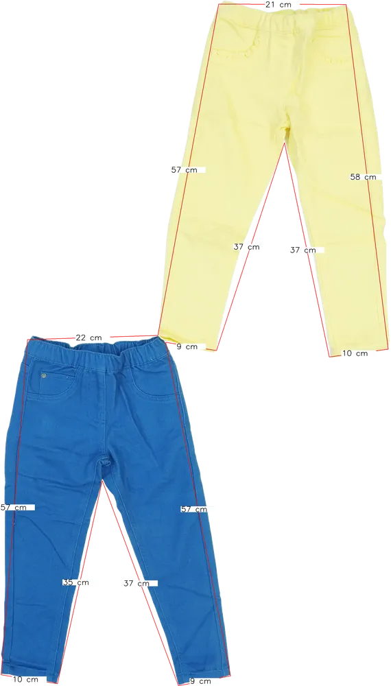 Többszínű Lupilu 2 részes szett - Nadrágok EU 110 / UK 5 év / US 5 év/XS