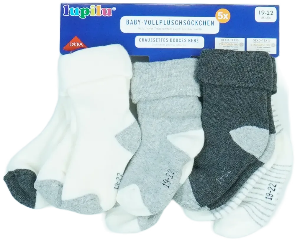 Többszínű Lupilu Csomag - Zoknik EU 22