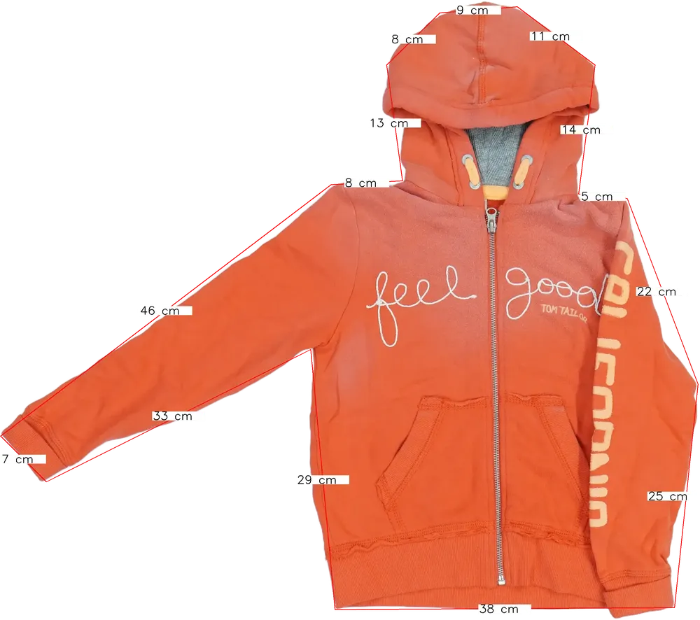 Sárga (narancs) Tom Tailor Pulóver EU 134 / UK 9 év / US 9 év/L