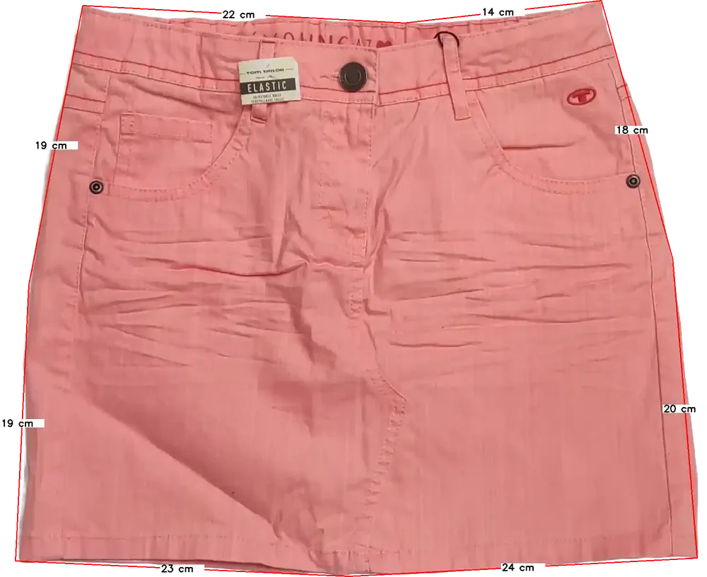 Rózsaszín Tom Tailor Szoknya EU 170 / UK 15 év / US XL