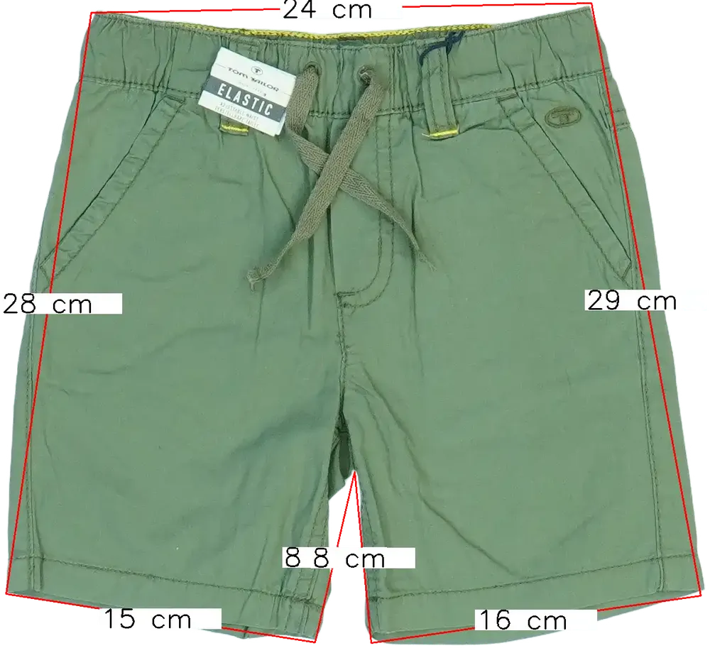 Zöld Tom Tailor Rövidnadrág EU 98 / UK 3 év / US 3T