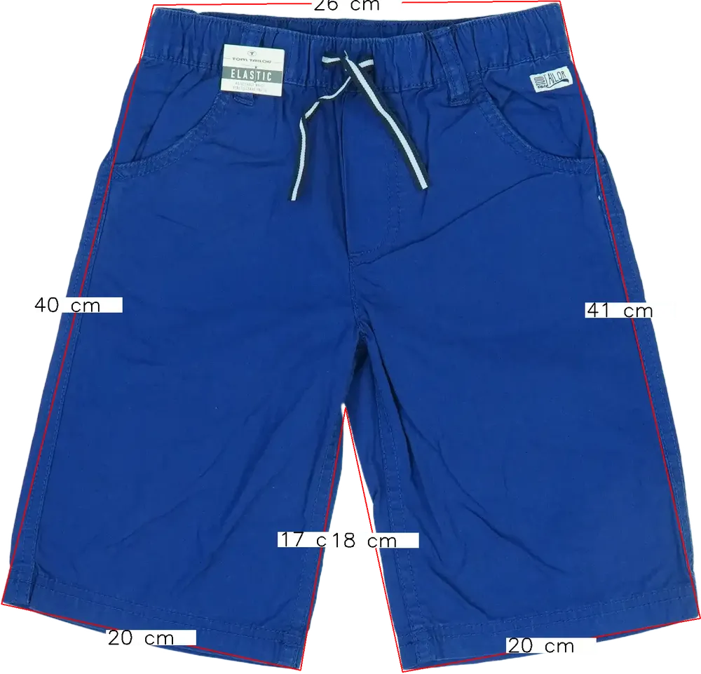 Kék Tom Tailor Rövidnadrág EU 116 / UK 6 év / US 6 év/S