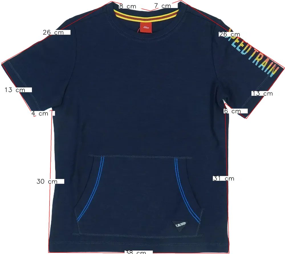 Kék S.Oliver Póló EU 134 / UK 9 év / US 9 év/L