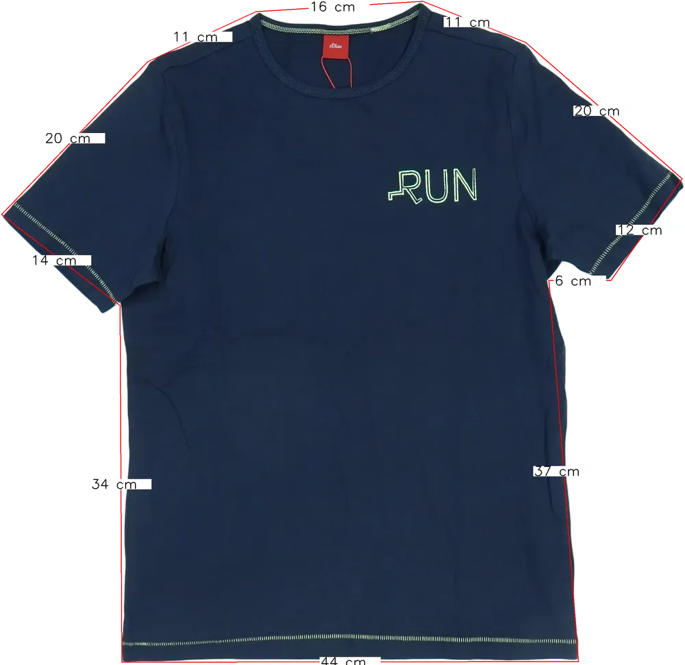 Kék S.Oliver Póló EU 152 / UK 12 év / US 12 év/L