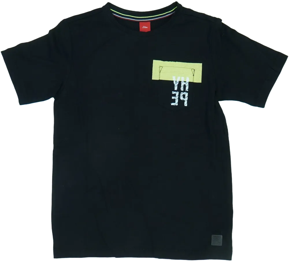 Fekete S.Oliver Póló EU 140 / UK 10 év / US 10 év/L