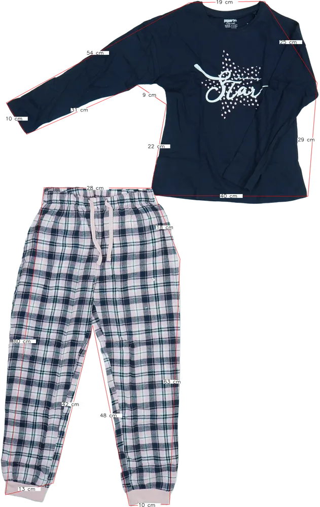 Kék Lupilu Pizsama EU 140 / UK 10 év / US 10 év/L