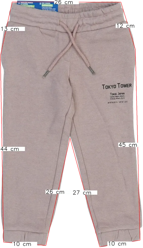 Rózsaszín Lupilu Melegítőnadrág EU 104 / UK 4 év / US 4T/XS