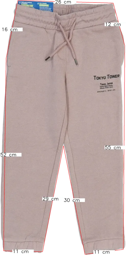 Rózsaszín Lupilu Melegítőnadrág EU 116 / UK 6 év / US 6 év/S