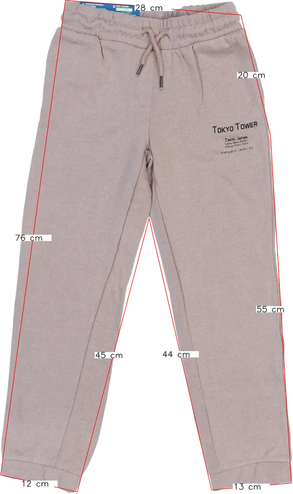 Rózsaszín Lupilu Melegítőnadrág EU 128 / UK 8 év / US 8 év/M