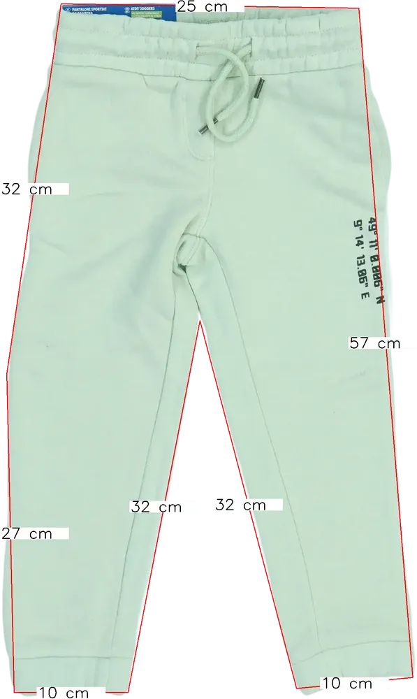 Zöld Lupilu Melegítőnadrág EU 104 / UK 4 év / US 4T/XS