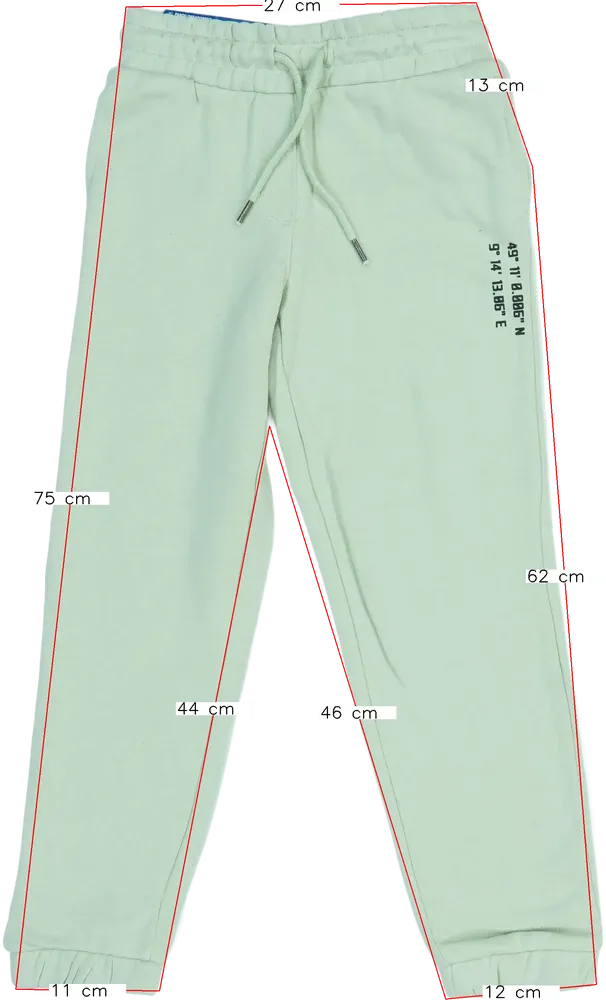 Zöld Lupilu Melegítőnadrág EU 128 / UK 8 év / US 8 év/M