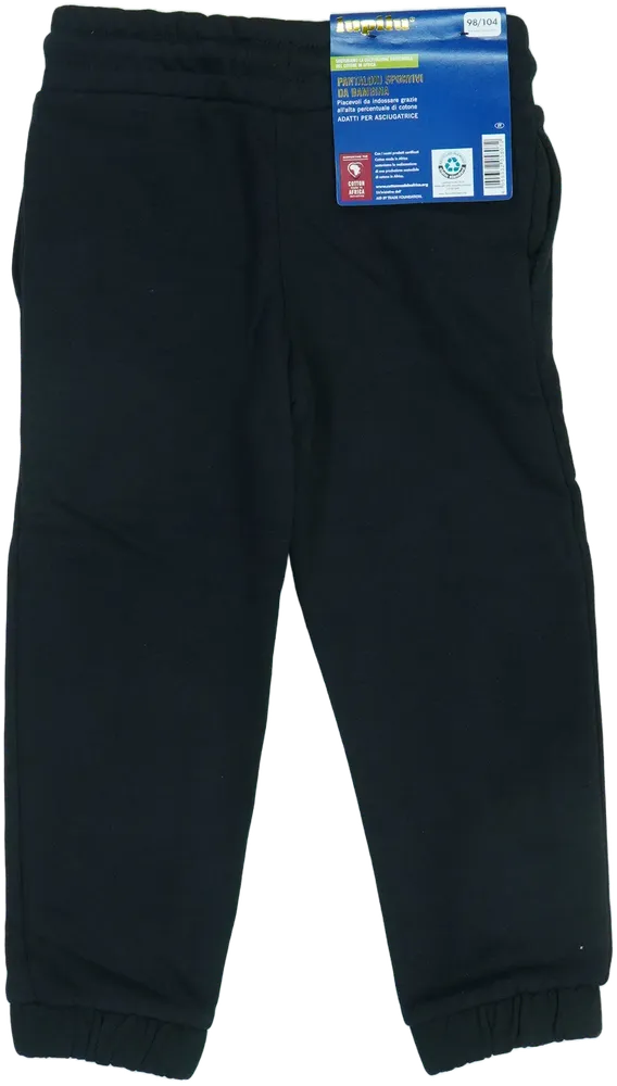 Fekete Lupilu Melegítőnadrág EU 104 / UK 4 év / US 4T/XS