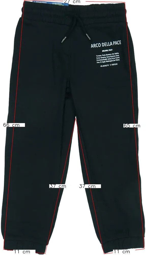 Fekete Lupilu Melegítőnadrág EU 116 / UK 6 év / US 6 év/S