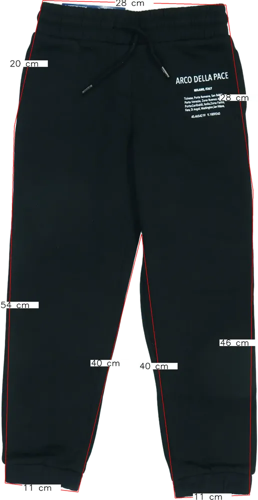 Fekete Lupilu Melegítőnadrág EU 128 / UK 8 év / US 8 év/M