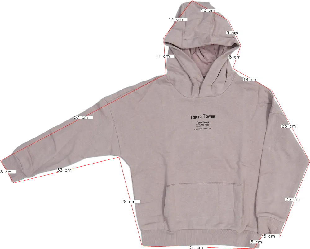 Rózsaszín Lupilu Kapucnis pulóver EU 140 / UK 10 év / US 10 év/L