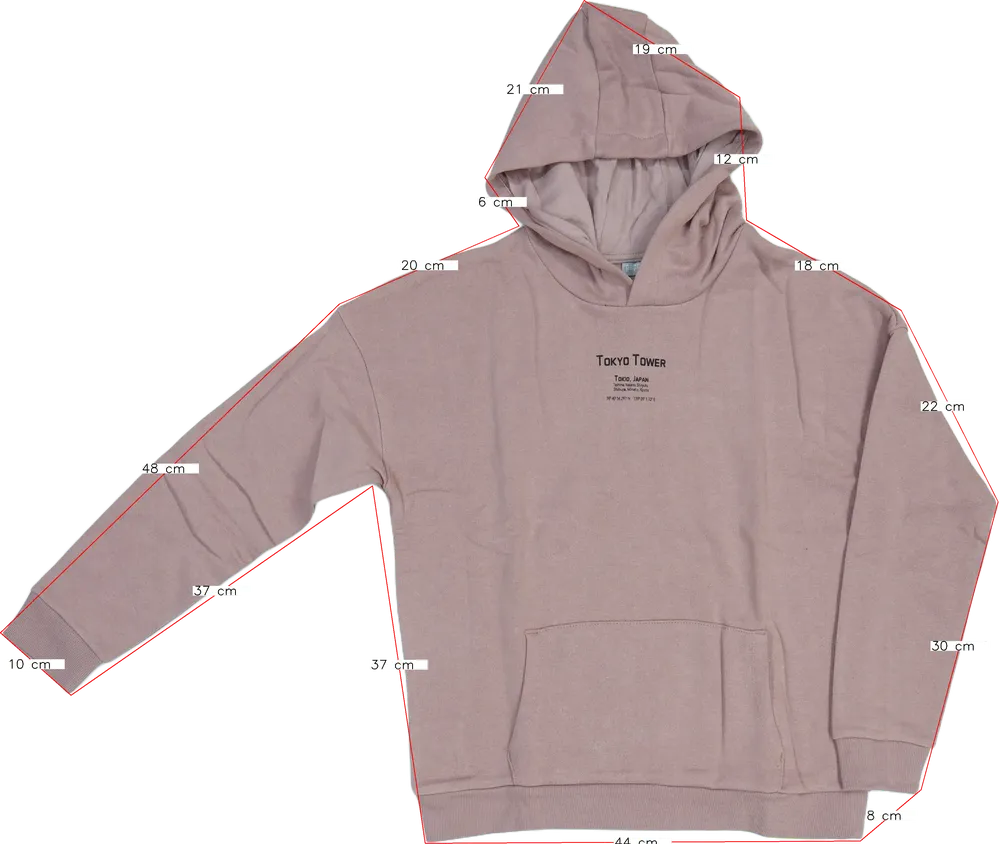 Rózsaszín Lupilu Kapucnis pulóver EU 164 / UK 14 év / US 14 év/XL