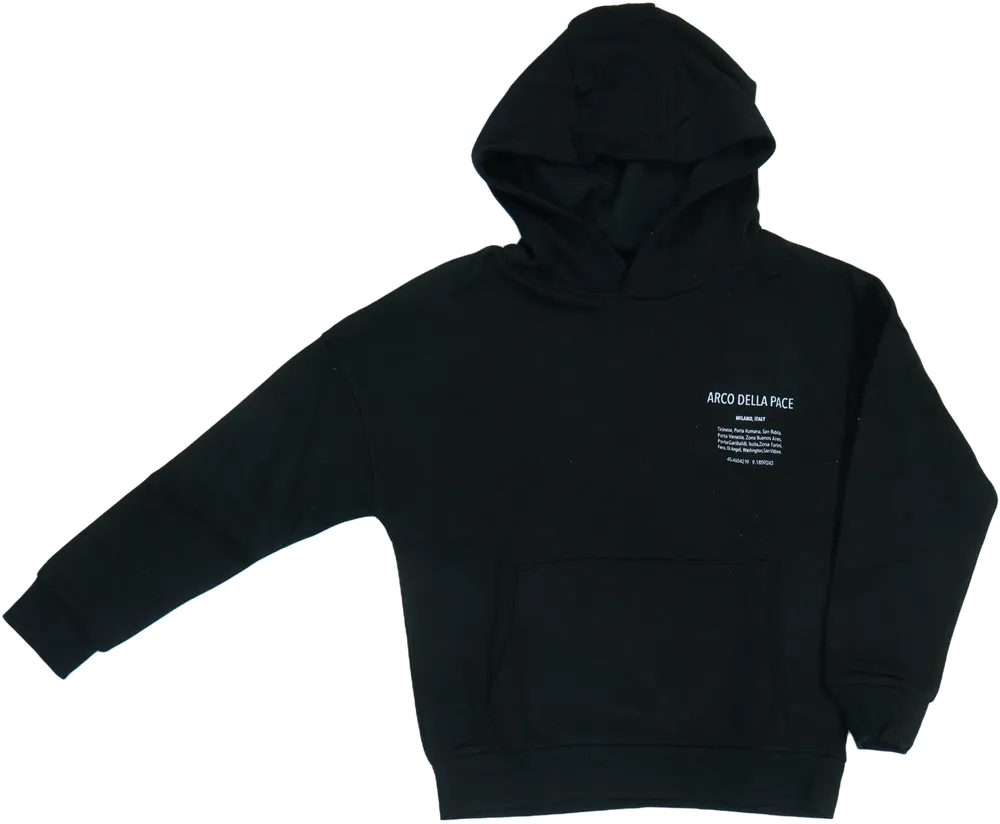 Fekete Lupilu Kapucnis pulóver EU 140 / UK 10 év / US 10 év/L