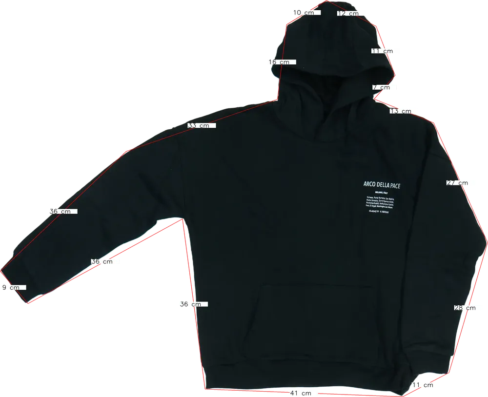 Fekete Lupilu Kapucnis pulóver EU 164 / UK 14 év / US 14 év/XL