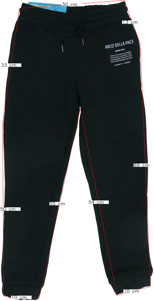 Fekete Lupilu Melegítőnadrág EU 140 / UK 10 év / US 10 év/L