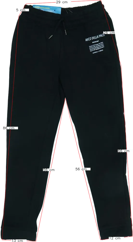 Fekete Lupilu Melegítőnadrág EU 152 / UK 12 év / US 12 év/L